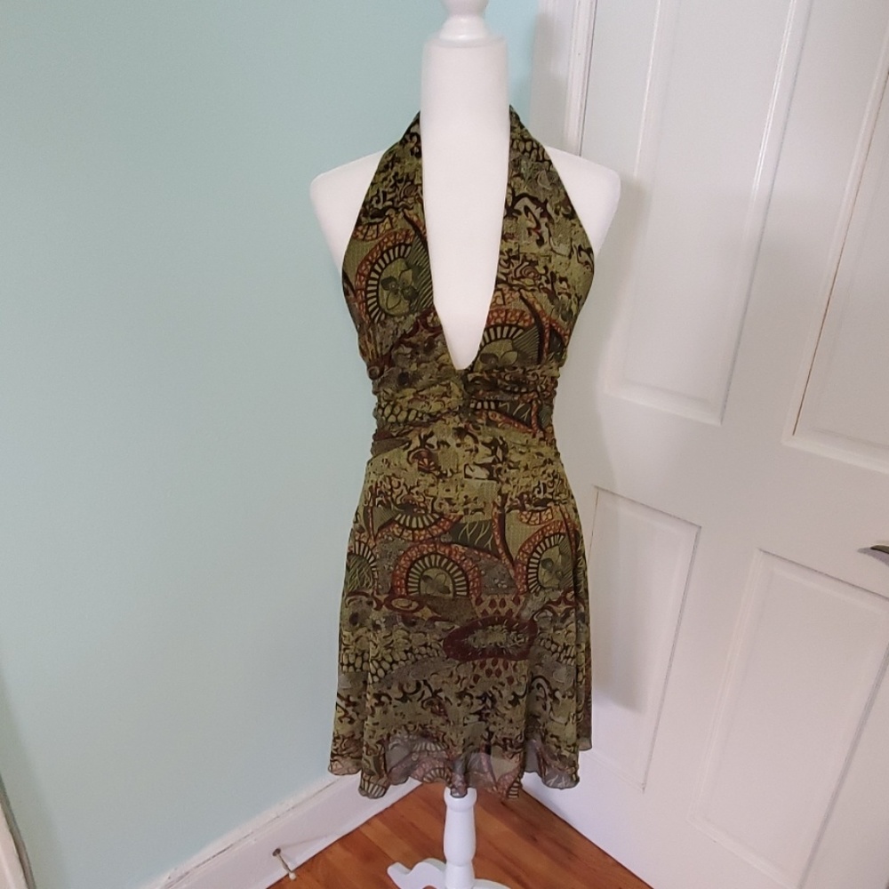 Green Mini Dress